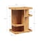 Hastings Home Makeup Organizer, Rotating Compact Modern Bamboo Skincare Cosmetic and Vanity Carousel for Bedroom 165691BTV - alternate 2